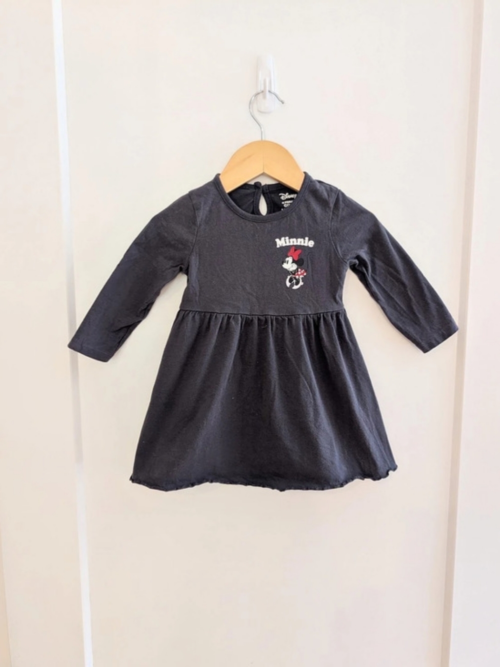 2/$10 ❤️ Primark Disney Minnie Mouse Black Casual Dress